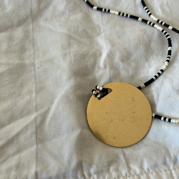 Madewell gold disc necklace - Picture 3 of 4